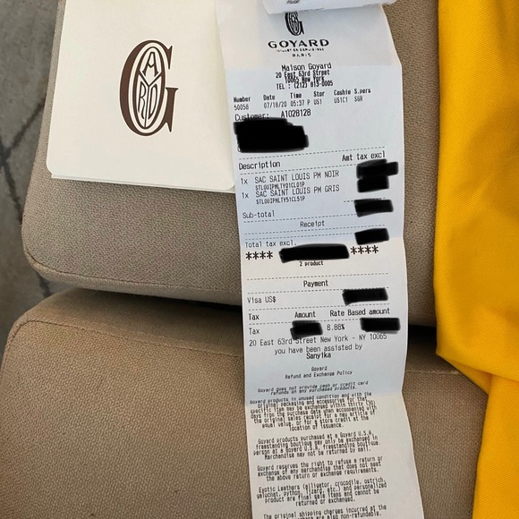 BRAND NEW W/ TAGS Goyard St. Louis PM Black - Picture 8 of 8